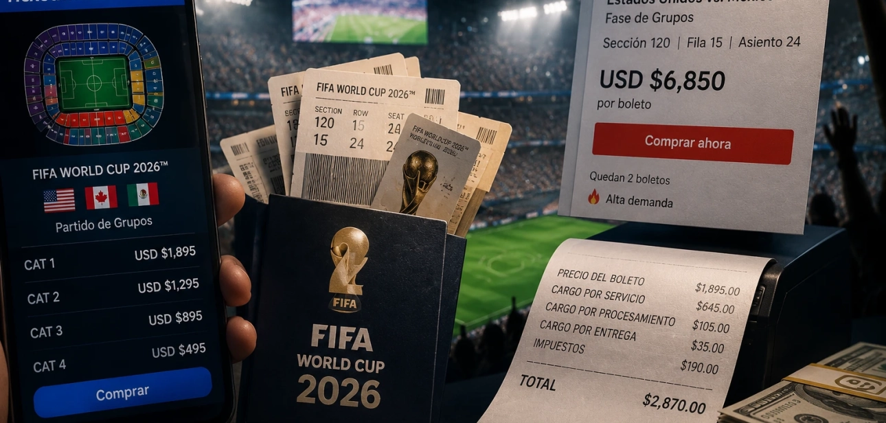¿Porque los boletos para el Mundial son tan caros Ticketmaster, reventa y el modelo de negocio de las boleteras en el Mundial 2026.