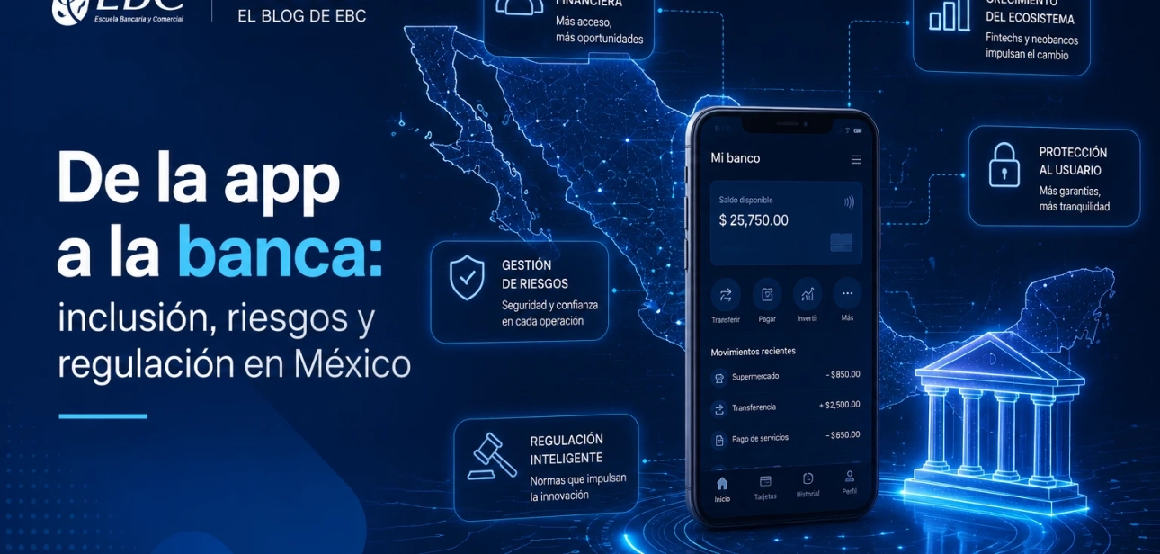 De la app a la banca inclusión, riesgos y regulación en México