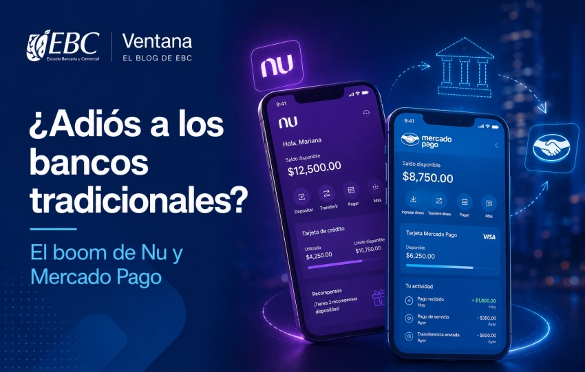 ¿Adiós a los bancos tradicionales El boom de Nu y Mercado Pago